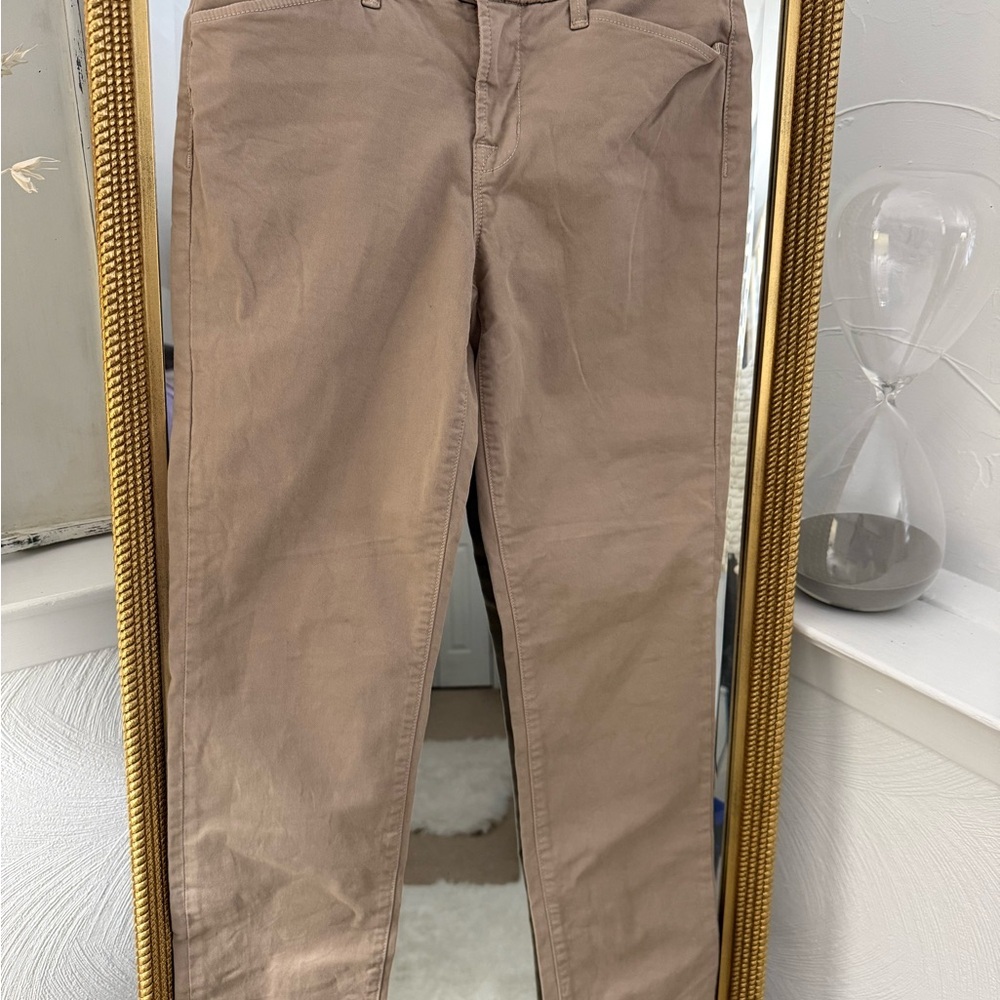 Woman Tan Pants